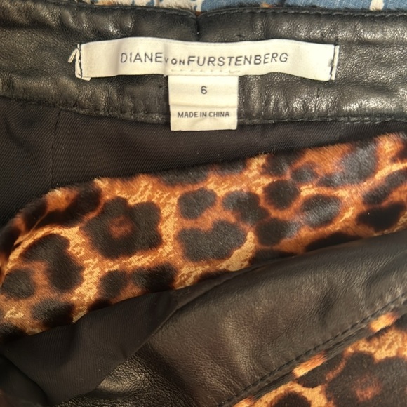 Diane Von Furstenberg Leopard Calf Hair Skirt - Picture 5 of 7
